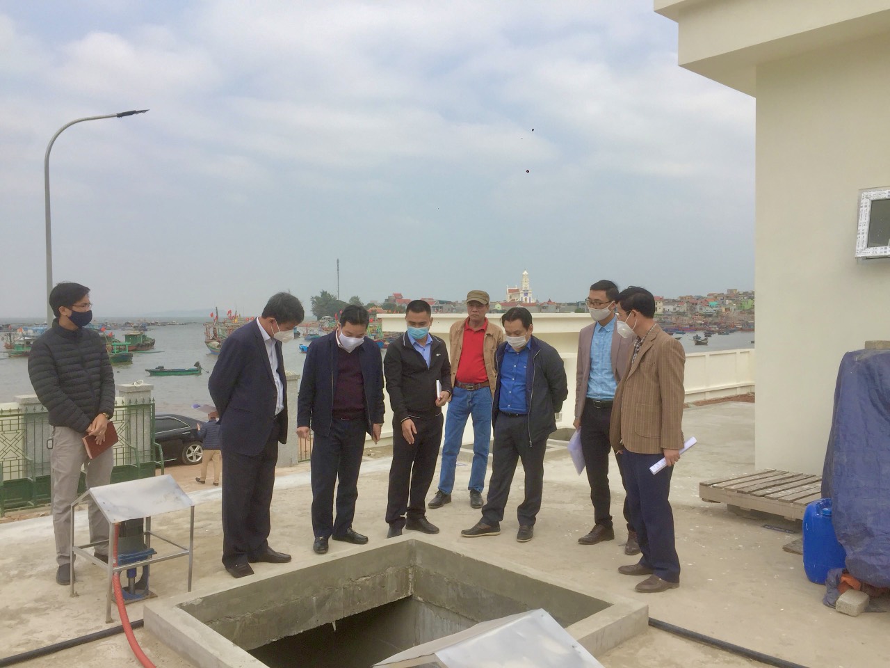 Kiểm tra dự án Xây dựng mô hình quản lý tổng hợp chất thải sinh hoạt tại xã đảo Nghi Sơn, Thanh Hoá